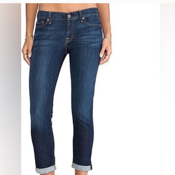 Sale! 7 for Mankind Crop and Roll jeans - Picture 3 of 3